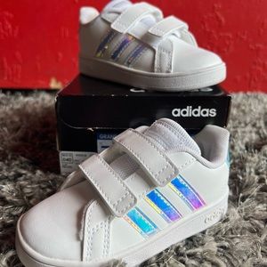 Adidas Grand Court 1 Size 7k White